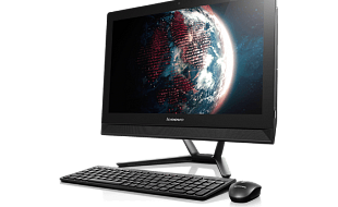 Моноблок Lenovo C40-30 [F0B400XMRK] black 21.5" FHD i5-5200U/6Gb/1Tb/DVDRW/DOS/k+m