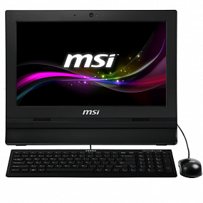 Моноблок MSI Pro AP1622-231XRU [9S6-A61311-231] black 15.6" HD TS Cel 1037U/2Gb/320Gb/DOS
